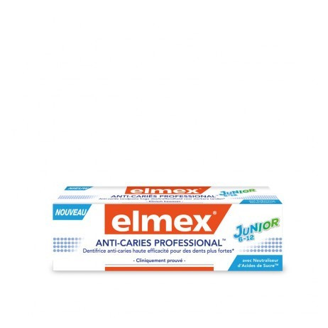 ELMEX Dentifrice anti-caries professional junior 6-12 75ml