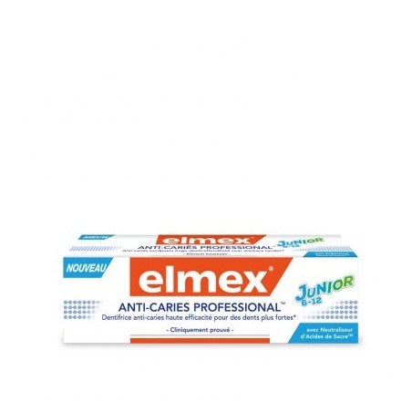 ELMEX Dentifrice anti-caries professional junior 6-12 75ml