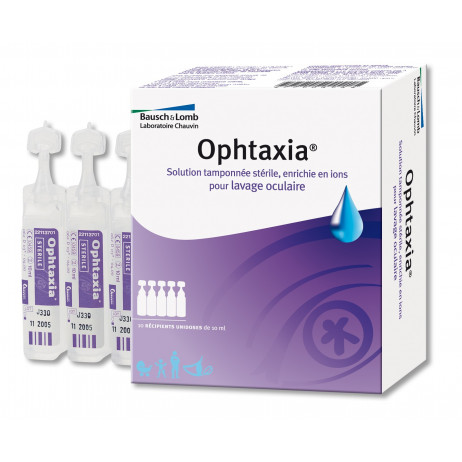 OPHTAXIA solution de lavage occulaire