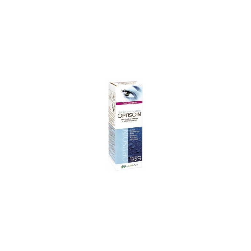OPTISOIN solution multi-fonctions pour lentilles souples 360ml OPTISOIN solution multi-fonctions pour lentilles souples 360ml