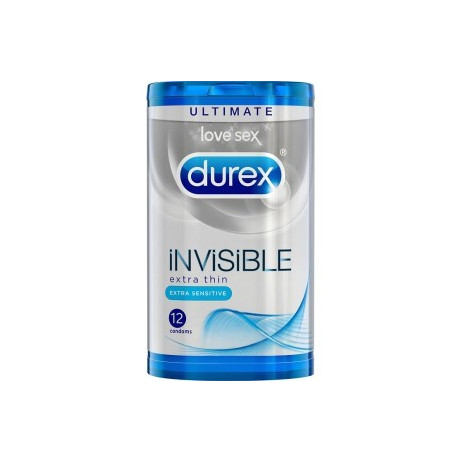 DUREX Invisible préservatifs extra fin x10