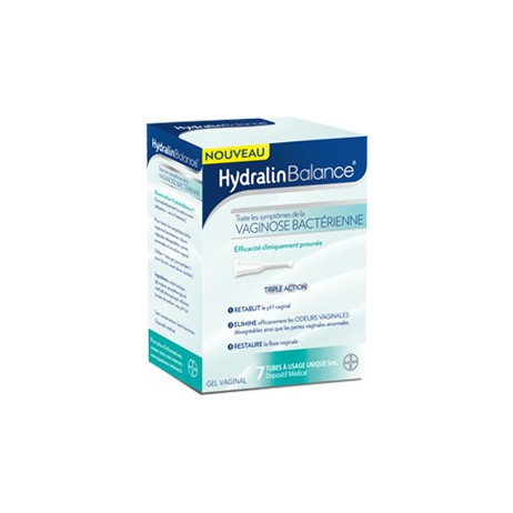 HYDRALIN Balance gel vaginal x7 dosettes 5ml