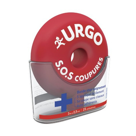 URGO S.O.S coupures bande stop saignements