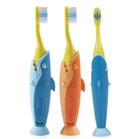 ELGYDIUM Kids shark brosse à dents 2-6 ans
