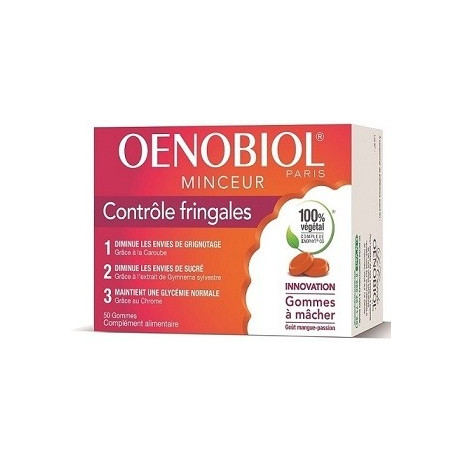 OENOBIOL Minceur contrôle fringales gommes à mâcher x50