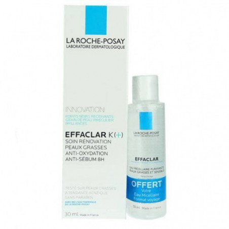 LA ROCHE-POSAY Effaclar K+ soin rénovation 30ml