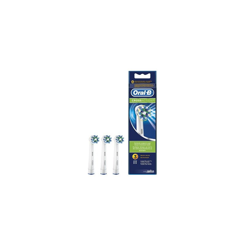 ORAL B Cross action brossettes x3 ORAL B Cross action brossettes x3