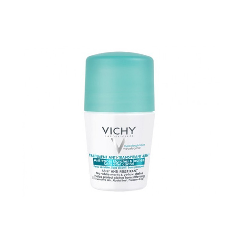 VICHY Déodorant bille anti-transpirant 48h anti-traces 50ml VICHY Déodorant bille anti-transpirant 48h anti-traces 50ml