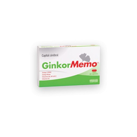 GINKOR Memo capital cérébral x60 capsules