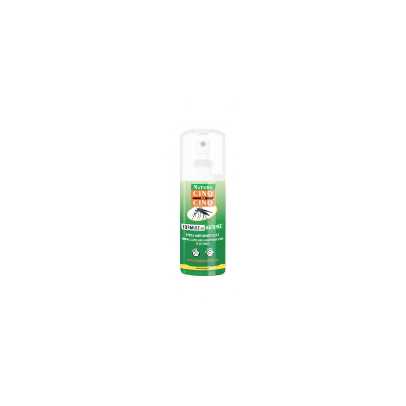 CINQ SUR CINQ Spray anti-moustiques formule au naturel 100ml