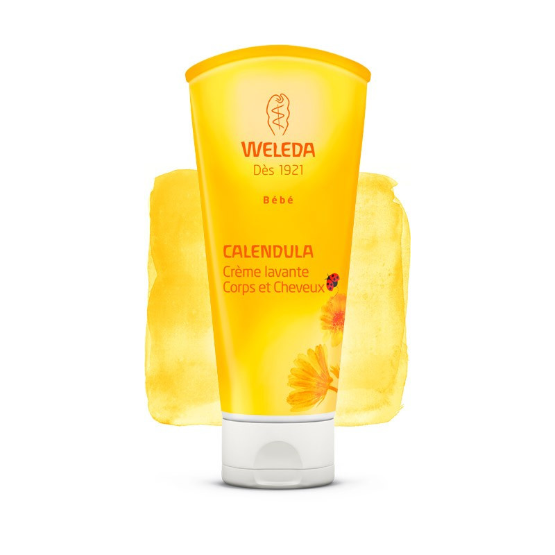 WELEDA Bébé crème lavante corps et cheveux au calendula 200ml