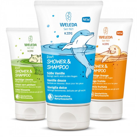 WELEDA Kids 2en1 shower & shampoo 150ml