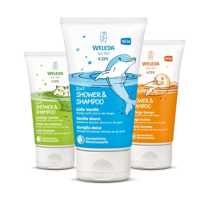 WELEDA Kids 2en1 shower & shampoo 150ml