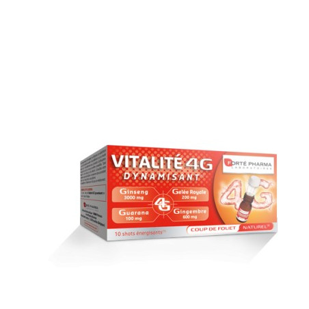 FORTE PHARMA Vitalité 4G dynamisant 10 shots