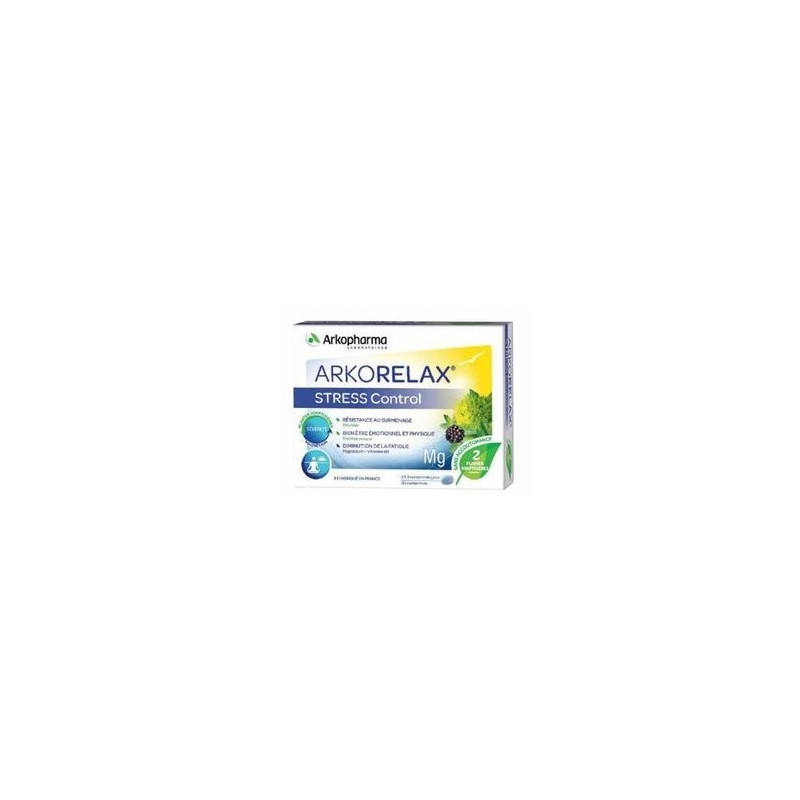 ARKOPHARMA Arkorelax stress control 30 comprimés