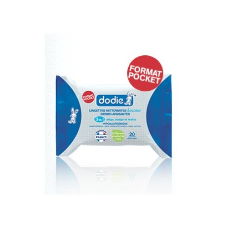 DODIE Lingettes nettoyantes 3 en 1 x70