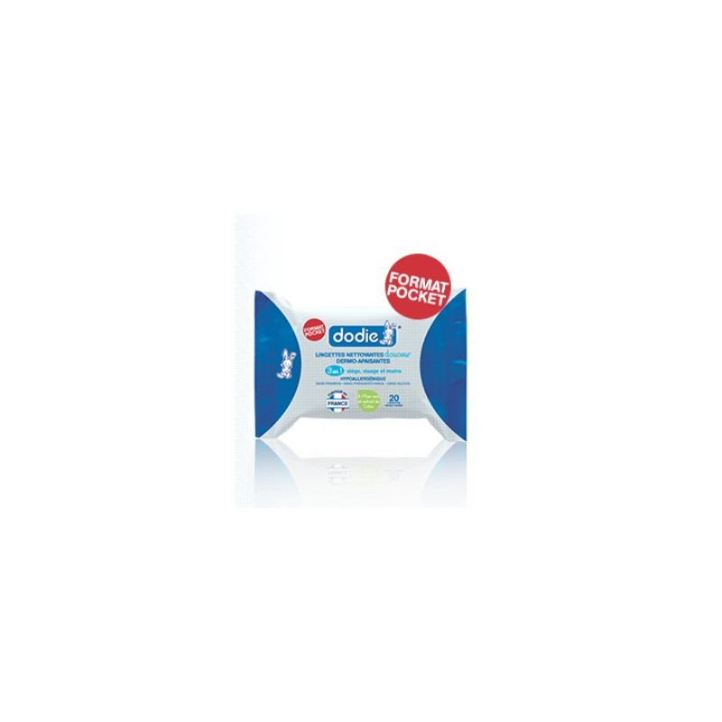 DODIE Lingettes nettoyantes 3 en 1 x70 DODIE Lingettes nettoyantes 3 en 1 x70