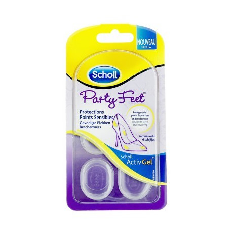 SCHOLL Protections points sensibles x6 coussinets