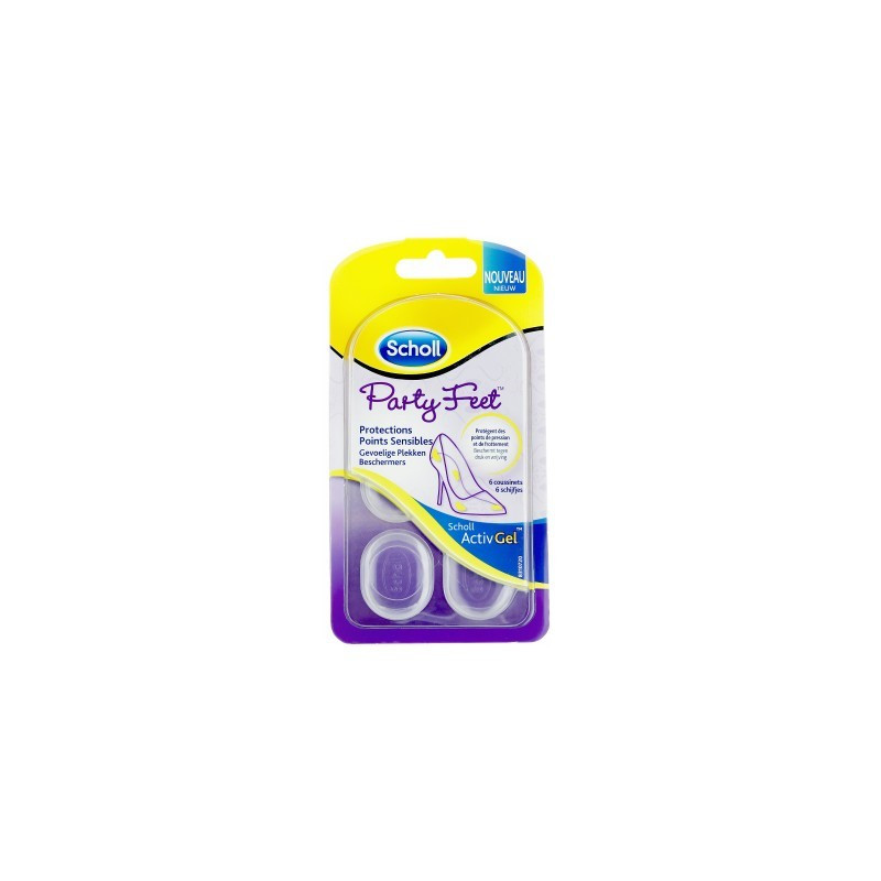 SCHOLL Protections points sensibles x6 coussinets