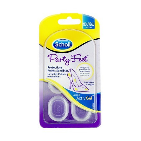 SCHOLL Protections points sensibles x6 coussinets