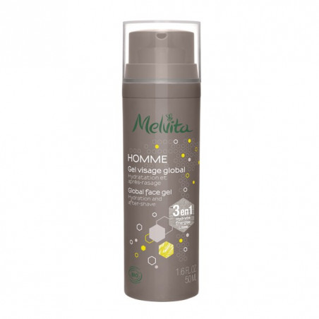 MELVITA Homme gel visage global 50ml