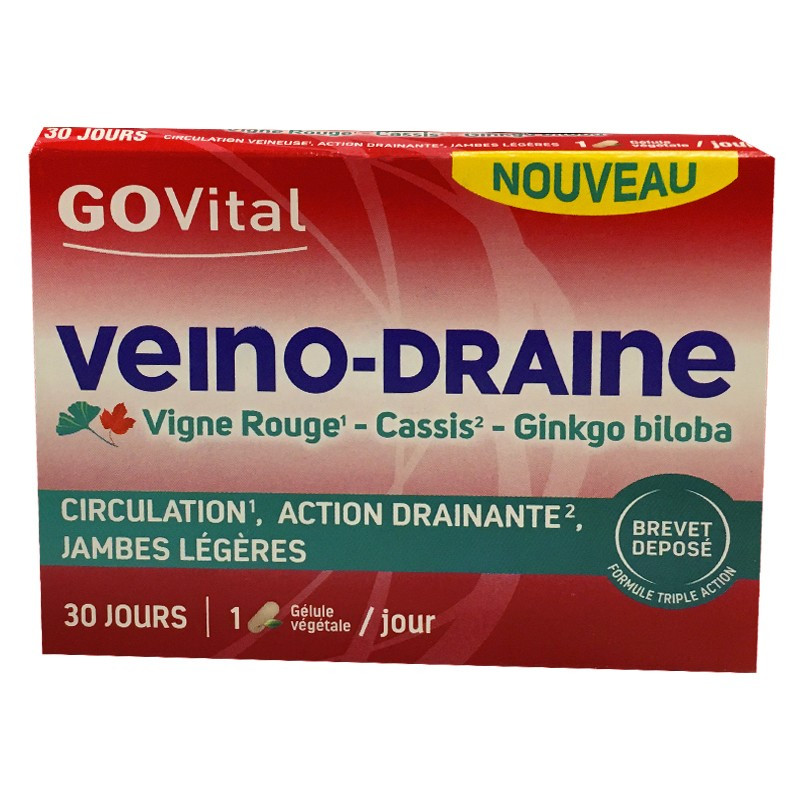 GOVITAL Veino-draine x30 gélules