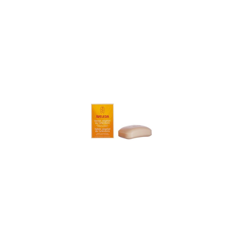 WELEDA savon végétal au calendula 100g WELEDA savon végétal au calendula 100g